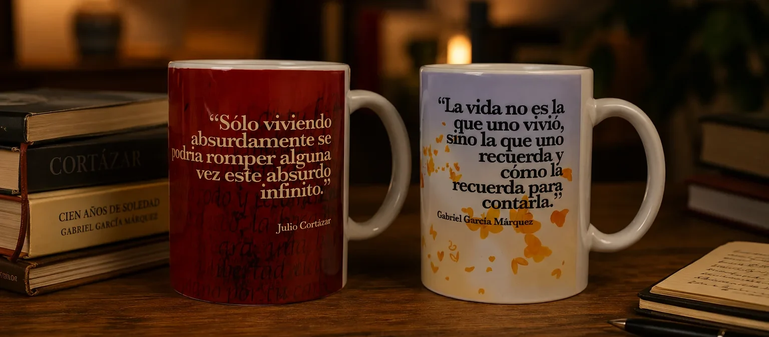 Mug Gabo detalle