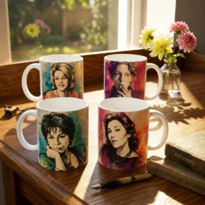 Colección de Mugs escritoras latinoamericanas